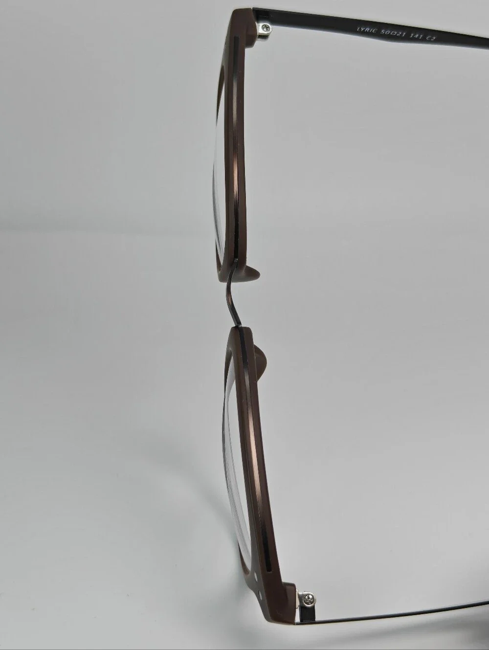 Lyric. Mocha Bronze Round Eyeglass Frames.